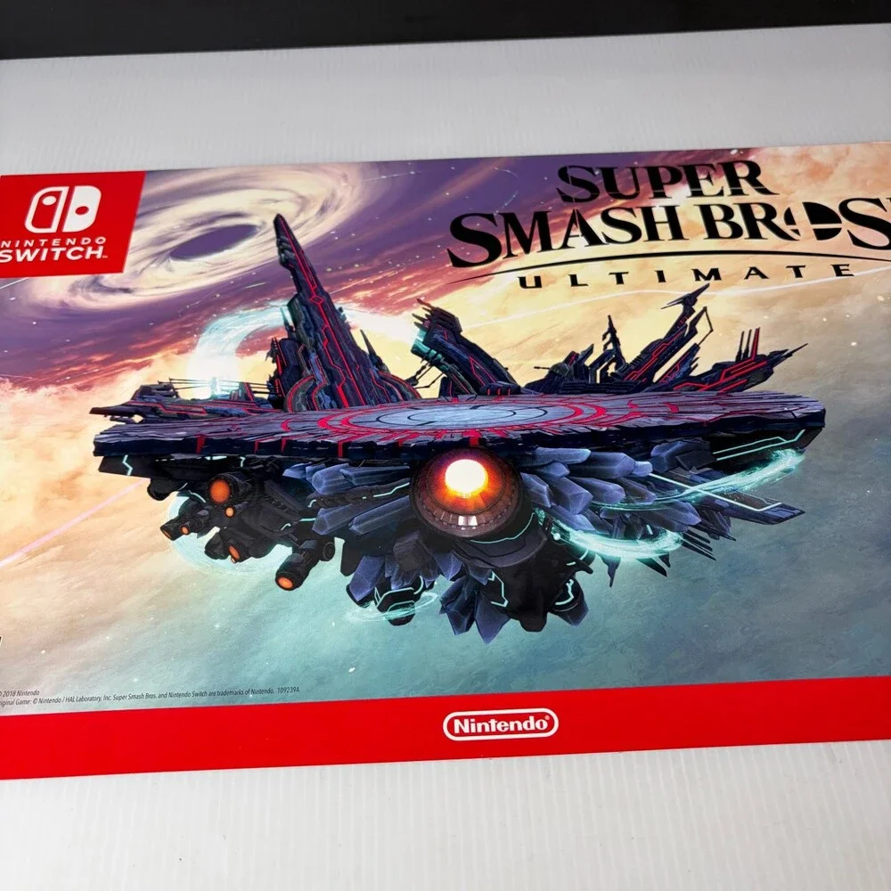 Nintendo Switch Super Smash Bros. Ultimate Poster Logo Art Print 11
